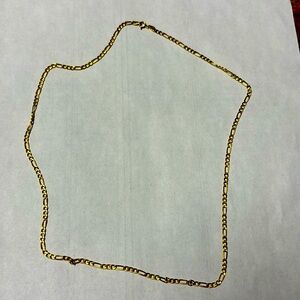 Figaro 14ct yellow gold chain necklace